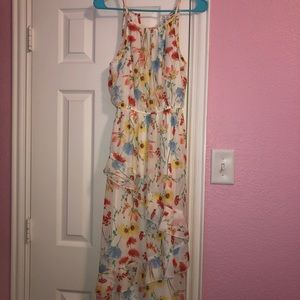Floral summer dress size S. floor length.